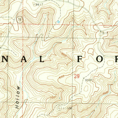 United States Geological Survey Greer, MO (1983, 24000-Scale) digital map
