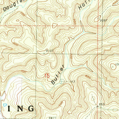 United States Geological Survey Greer, MO (1983, 24000-Scale) digital map