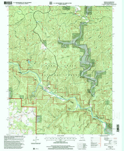 United States Geological Survey Greer, MO (1997, 24000-Scale) digital map
