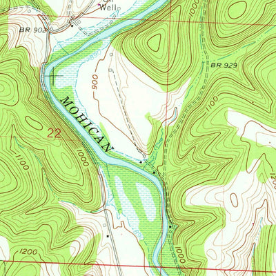 United States Geological Survey Greer, OH (1961, 24000-Scale) digital map