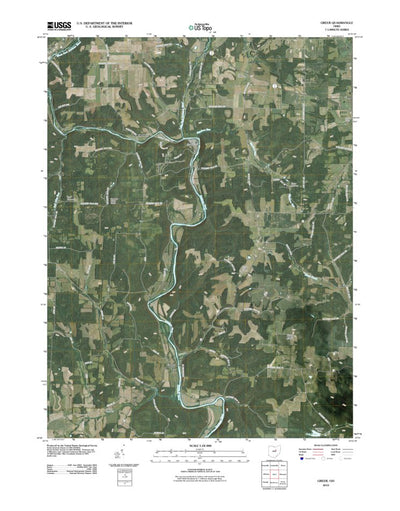 United States Geological Survey Greer, OH (2010, 24000-Scale) digital map