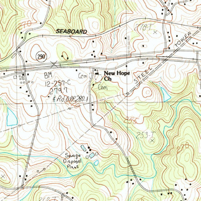 United States Geological Survey Greer, SC (1983, 24000-Scale) digital map