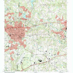 United States Geological Survey Greer, SC (1994, 24000-Scale) digital map