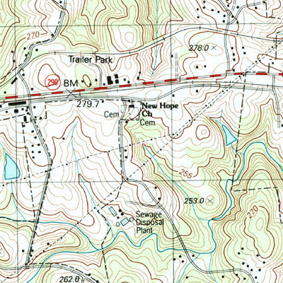 United States Geological Survey Greer, SC (1994, 24000-Scale) digital map