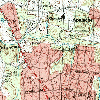 United States Geological Survey Greer, SC (1994, 24000-Scale) digital map