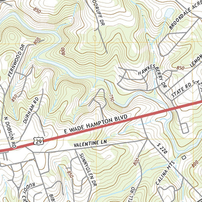 United States Geological Survey Greer, SC (2020, 24000-Scale) digital map