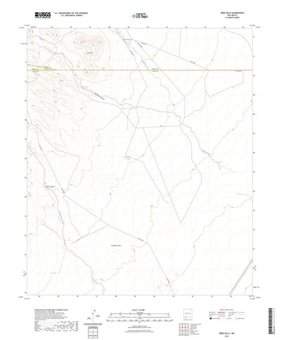 United States Geological Survey Greg Hills, NM (2023, 24000-Scale) digital map