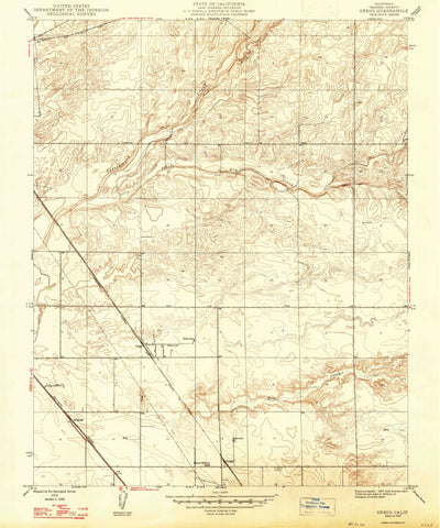 United States Geological Survey Gregg, CA (1947, 24000-Scale) digital map