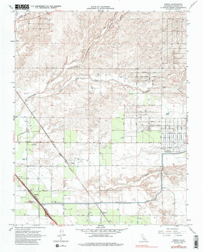United States Geological Survey Gregg, CA (1965, 24000-Scale) digital map