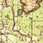 United States Geological Survey Gregory, AR (1935, 62500-Scale) digital map