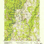 United States Geological Survey Gregory, AR (1957, 62500-Scale) digital map