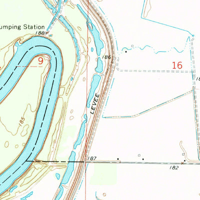 United States Geological Survey Gregory SW, AR (1968, 24000-Scale) digital map