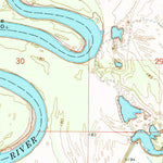 United States Geological Survey Gregory SW, AR (1968, 24000-Scale) digital map