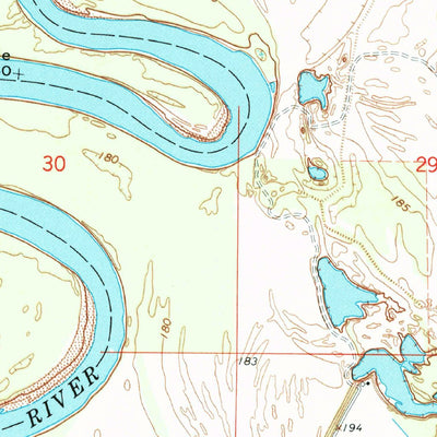 United States Geological Survey Gregory SW, AR (1968, 24000-Scale) digital map