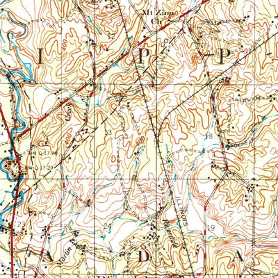 United States Geological Survey Grenada, MS (1954, 62500-Scale) digital map