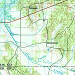 United States Geological Survey Grenada, MS (1984, 100000-Scale) digital map