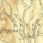 United States Geological Survey Grenfield, MA-VT (1894, 62500-Scale) digital map