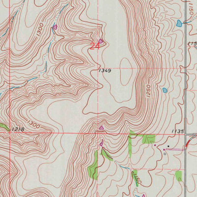 United States Geological Survey Grenola, KS (1962, 24000-Scale) digital map