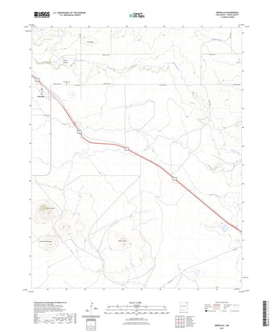 United States Geological Survey Grenville, NM (2023, 24000-Scale) digital map