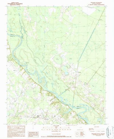 United States Geological Survey Gresham, SC (1990, 24000-Scale) digital map