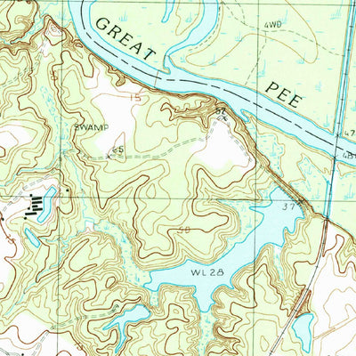 United States Geological Survey Gresham, SC (1990, 24000-Scale) digital map