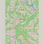 United States Geological Survey Gresham, WI (1982, 24000-Scale) digital map