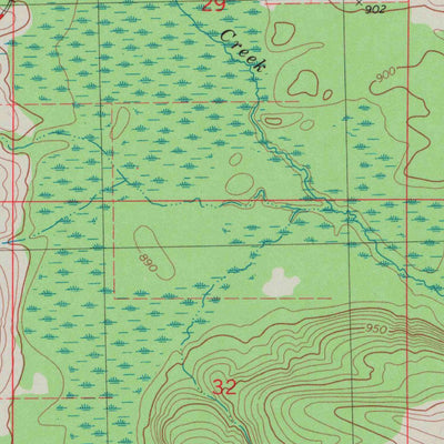 United States Geological Survey Gresham, WI (1982, 24000-Scale) digital map