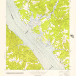 United States Geological Survey Gressitt, VA (1952, 24000-Scale) digital map