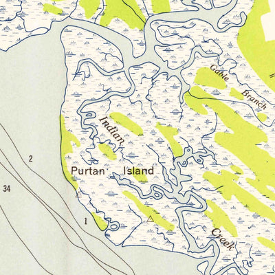 United States Geological Survey Gressitt, VA (1952, 24000-Scale) digital map