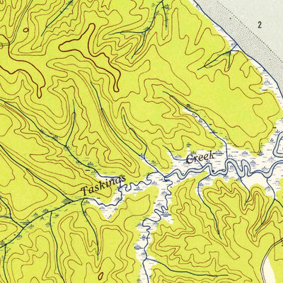 United States Geological Survey Gressitt, VA (1952, 24000-Scale) digital map