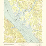 United States Geological Survey Gressitt, VA (1953, 24000-Scale) digital map