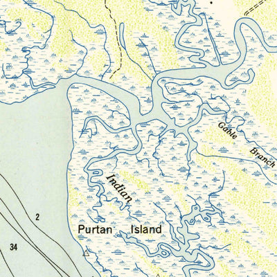 United States Geological Survey Gressitt, VA (1953, 24000-Scale) digital map