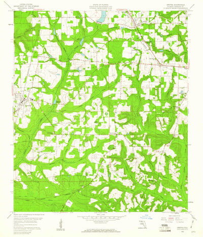 United States Geological Survey Gretna, FL (1959, 24000-Scale) digital map