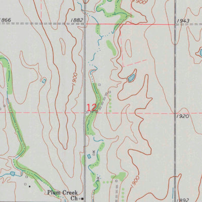 United States Geological Survey Gretna, KS (1973, 24000-Scale) digital map