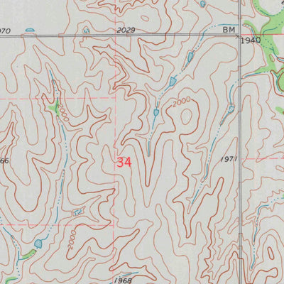 United States Geological Survey Gretna, KS (1973, 24000-Scale) digital map