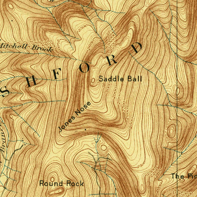 United States Geological Survey Greylock, MA-VT (1898, 62500-Scale) digital map