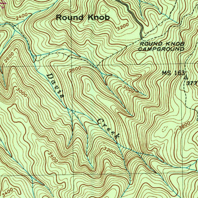 United States Geological Survey Greystone, TN-NC (V3, 1978) digital map