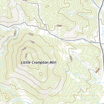 United States Geological Survey Gribble Mountain, CO (2022, 24000-Scale) digital map