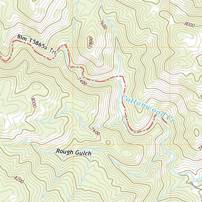 United States Geological Survey Gribble Mountain, CO (2022, 24000-Scale) digital map