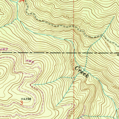 United States Geological Survey Grice Ridge, ID (1969, 24000-Scale) digital map