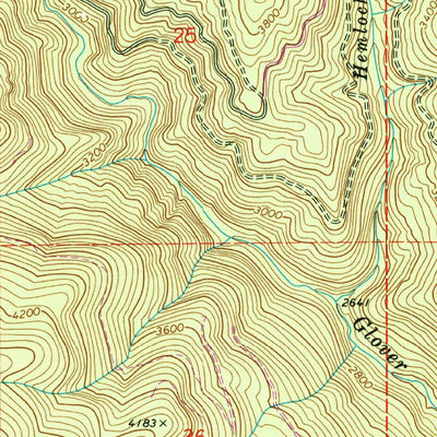 United States Geological Survey Grice Ridge, ID (1969, 24000-Scale) digital map
