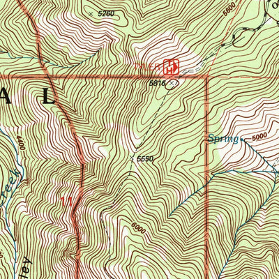 United States Geological Survey Grider Valley, CA (2001, 24000-Scale) digital map
