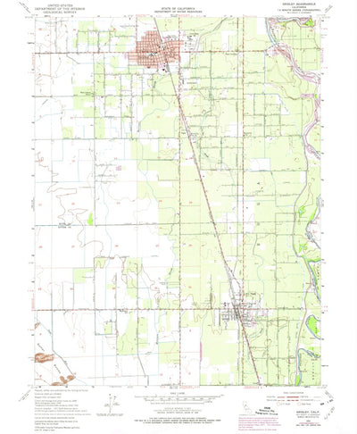 United States Geological Survey Gridley, CA (1952, 24000-Scale) digital map