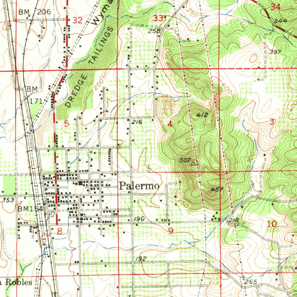 Gridley Map Gridley, CA (1952, 62500-Scale) Map by United States Geological Survey ...