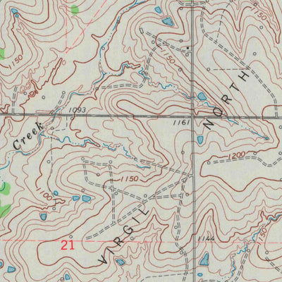 United States Geological Survey Gridley, KS (1967, 24000-Scale) digital map