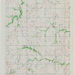 United States Geological Survey Gridley NW, KS (1967, 24000-Scale) digital map