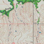 United States Geological Survey Gridley SE, KS (1967, 24000-Scale) digital map
