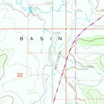 United States Geological Survey Grieve Reservoir, WY-CO (1961, 24000-Scale) digital map