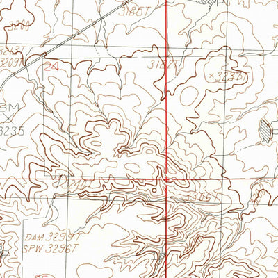 United States Geological Survey Griffee Coulee, MT (1985, 24000-Scale) digital map