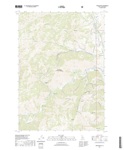 United States Geological Survey Griffin Butte, ID (2020, 24000-Scale) digital map